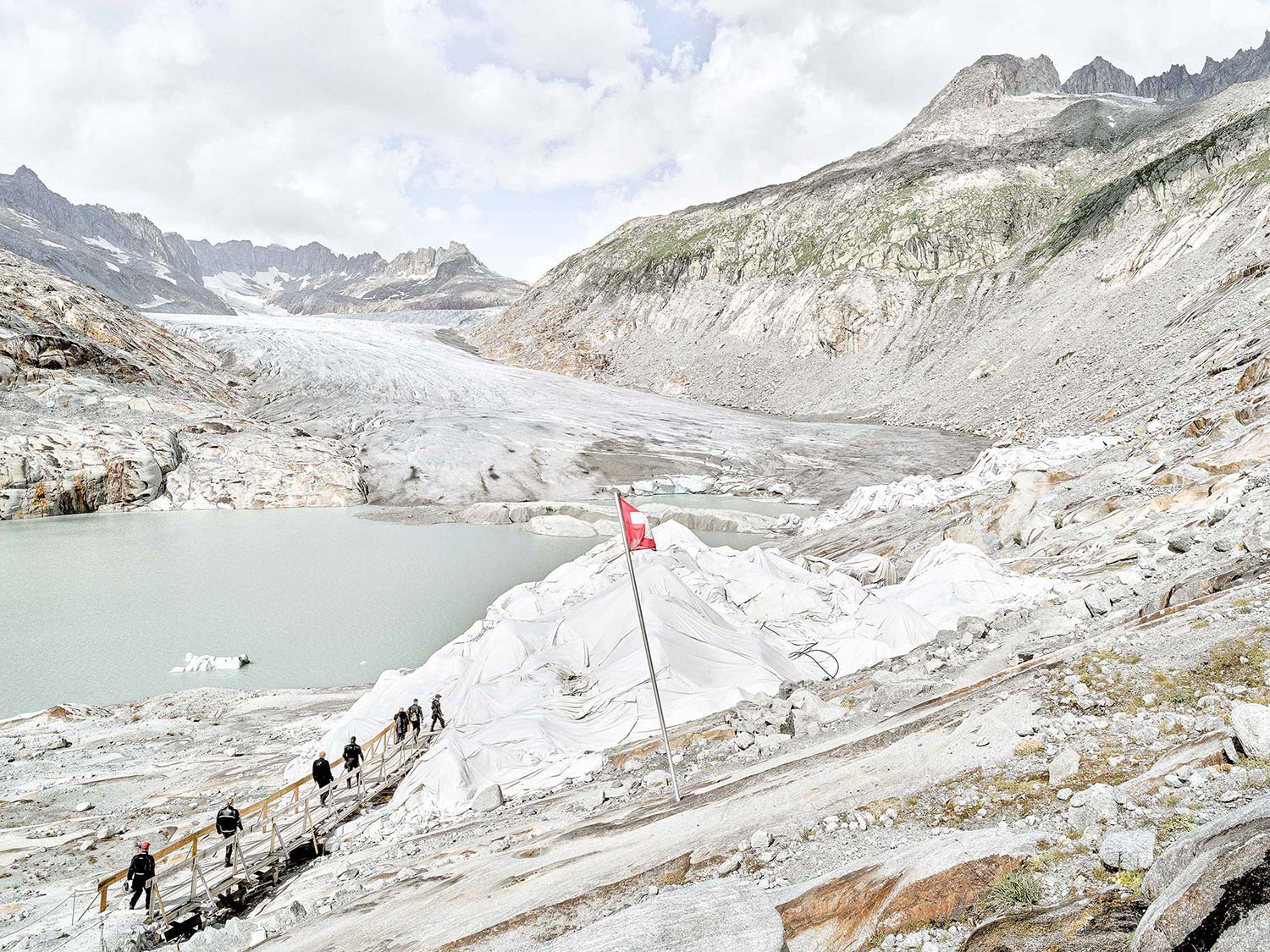 Rhonegletscher am Furkapass im Wallis, Schweiz | Personal 2024